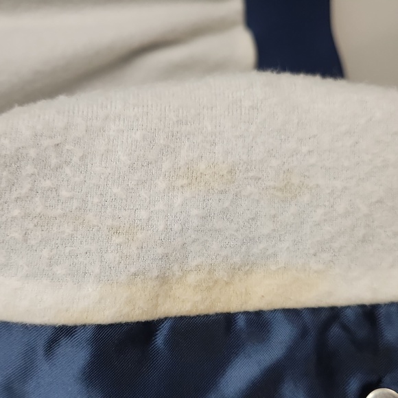 Vintage Bud Light Bomber Satin Jacket USA Made Anheuser‎ Busch Blue XL Varsity - Picture 10 of 10